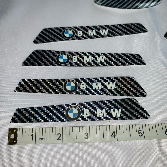 BMW luminous door set of 8 stickers - Picture 5 of 6